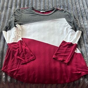 Color Block Women's Top